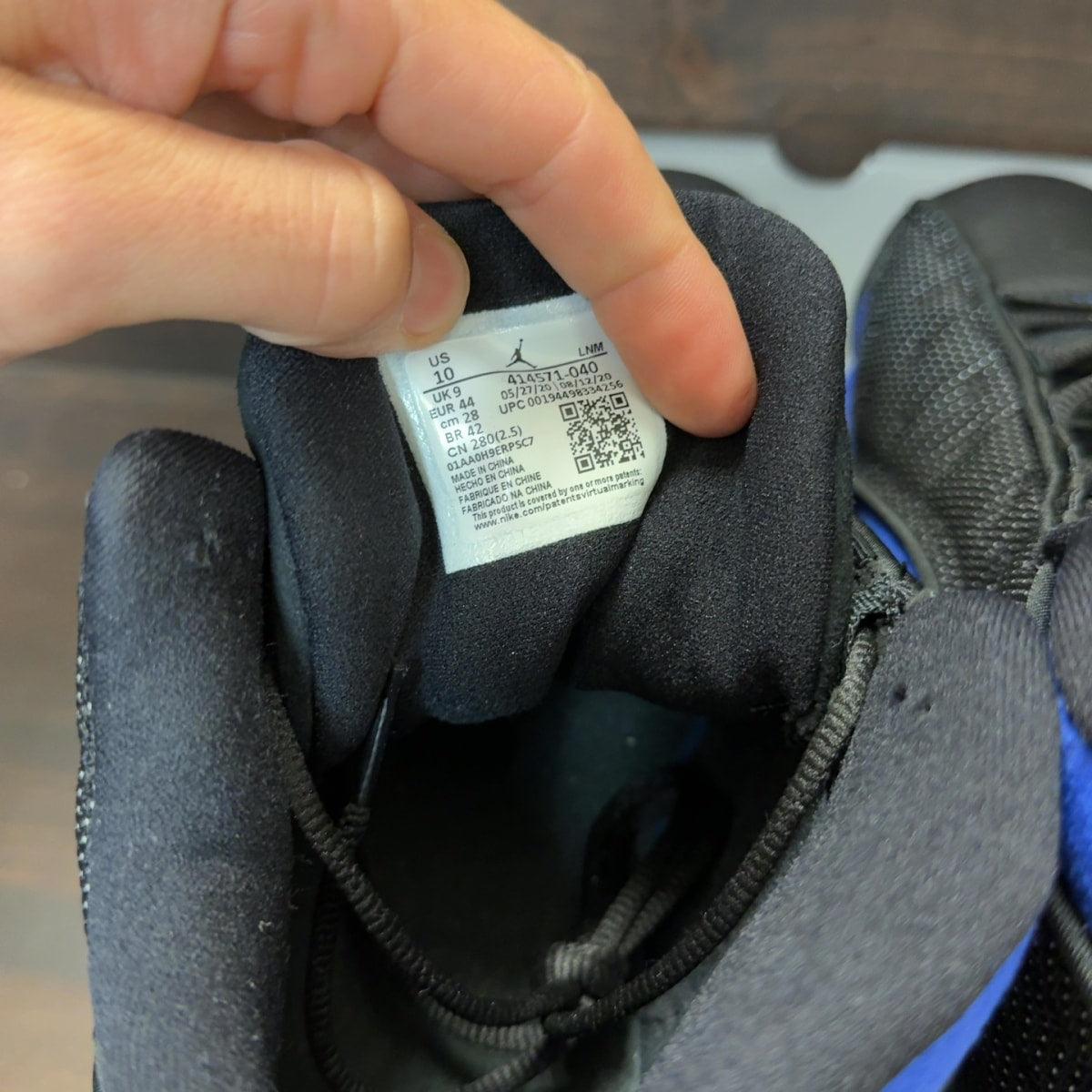 Jordan 13 Retro Black Hyper Royal - Image 7