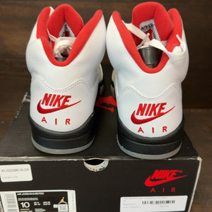 Jordan 5 Retro Fire Red Silver Tongue (2020) - Image 5