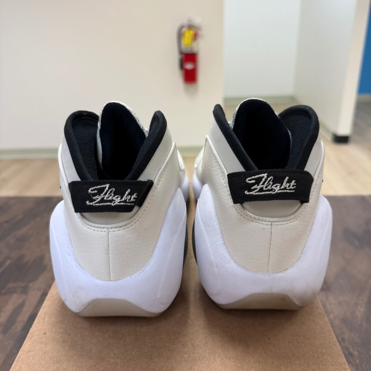 Nike Air Zoom Flight 95 Sail Pale Ivory Metallic Silver Size 13 (Pre-Owned) - Image 2