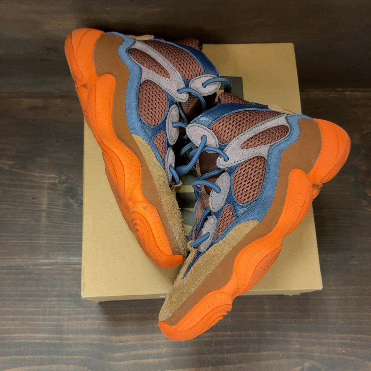 adidas Yeezy 500 High Tactile Orange Size 9.5 (Pre-Owned) - Image 2