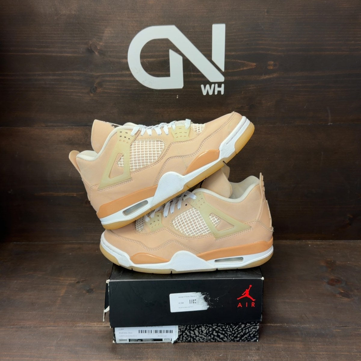 Jordan 4 Retro Shimmer (Women's) Size 8.5W (Pre-Owned) - Image 1