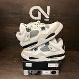 Jordan 4 Retro Military Black Size 10 (Pre-Owned) - Image 1