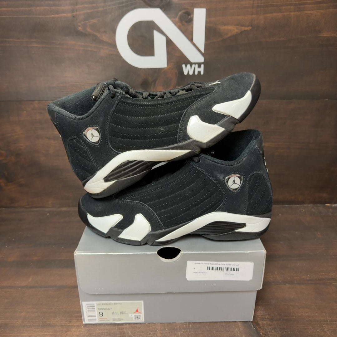 Jordan 14 Retro Black White - Image 1