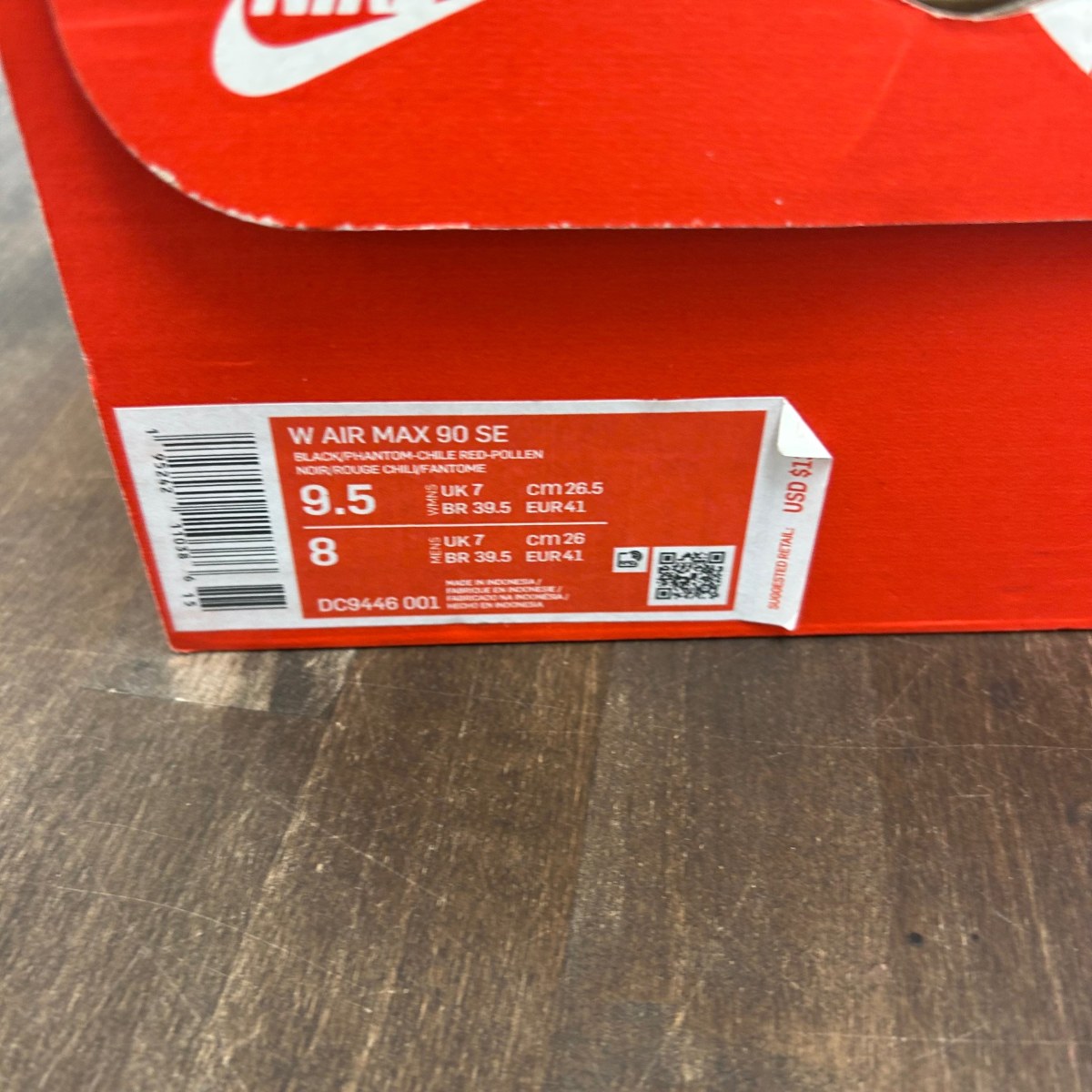 Nike Air Max 90 SE Safari Chile Red Pollen (Women's) - Image 6