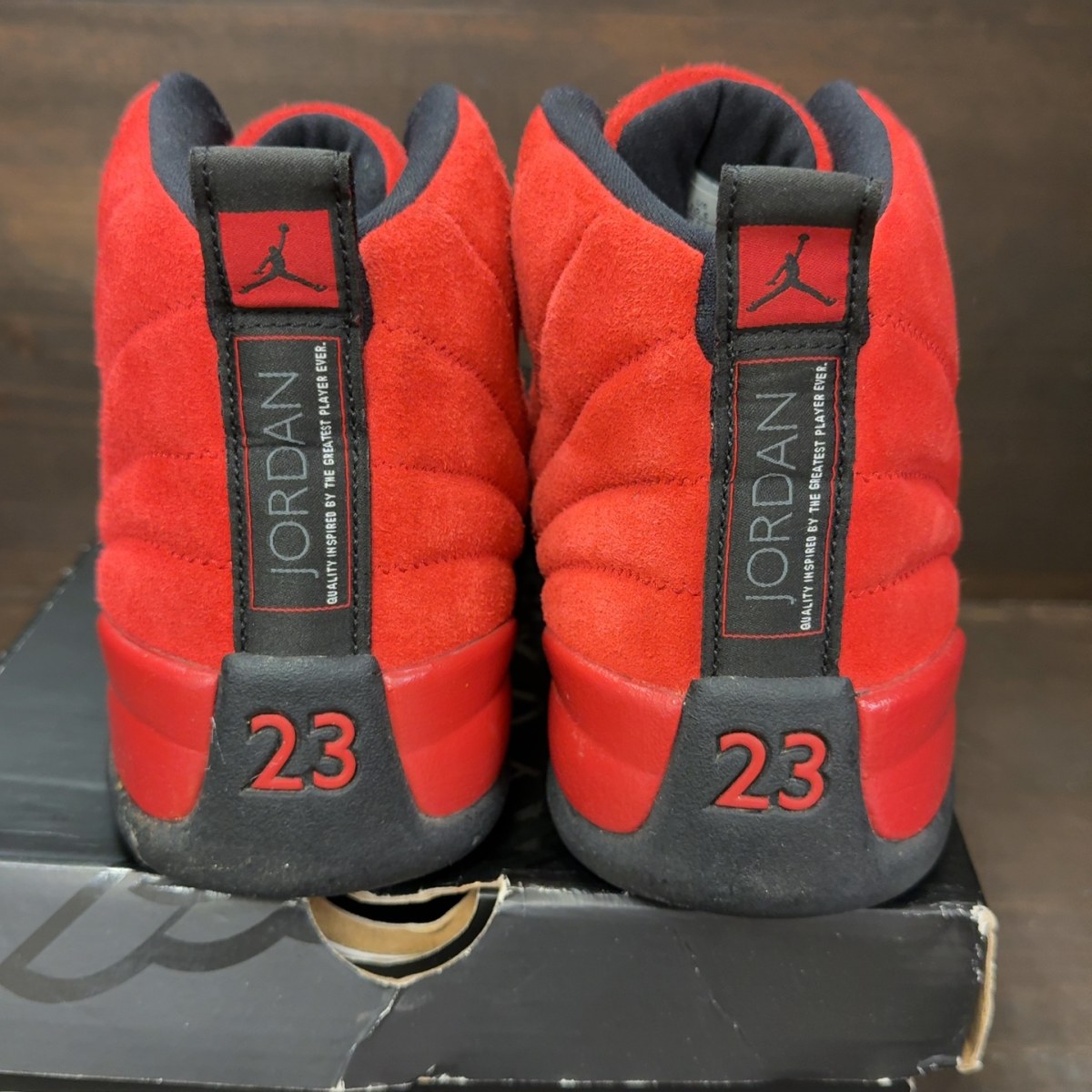 Jordan 12 Retro Reverse Flu Game Size 10.5 (Pre-Owned) - Image 5