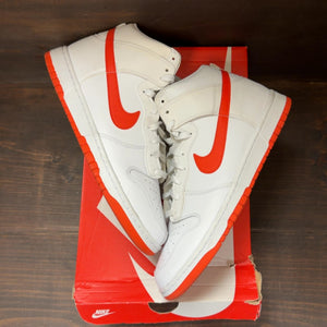 Nike Dunk High White Picante Red - Image 2