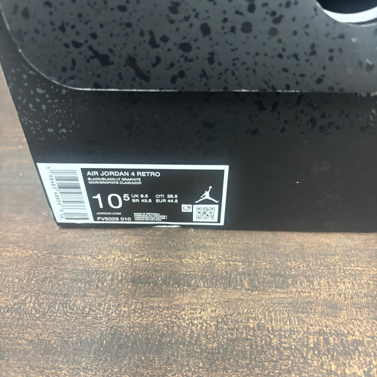 Jordan 4 Retro Black Cat (2025) Size 10.5 (Pre-Owned) - Image 7