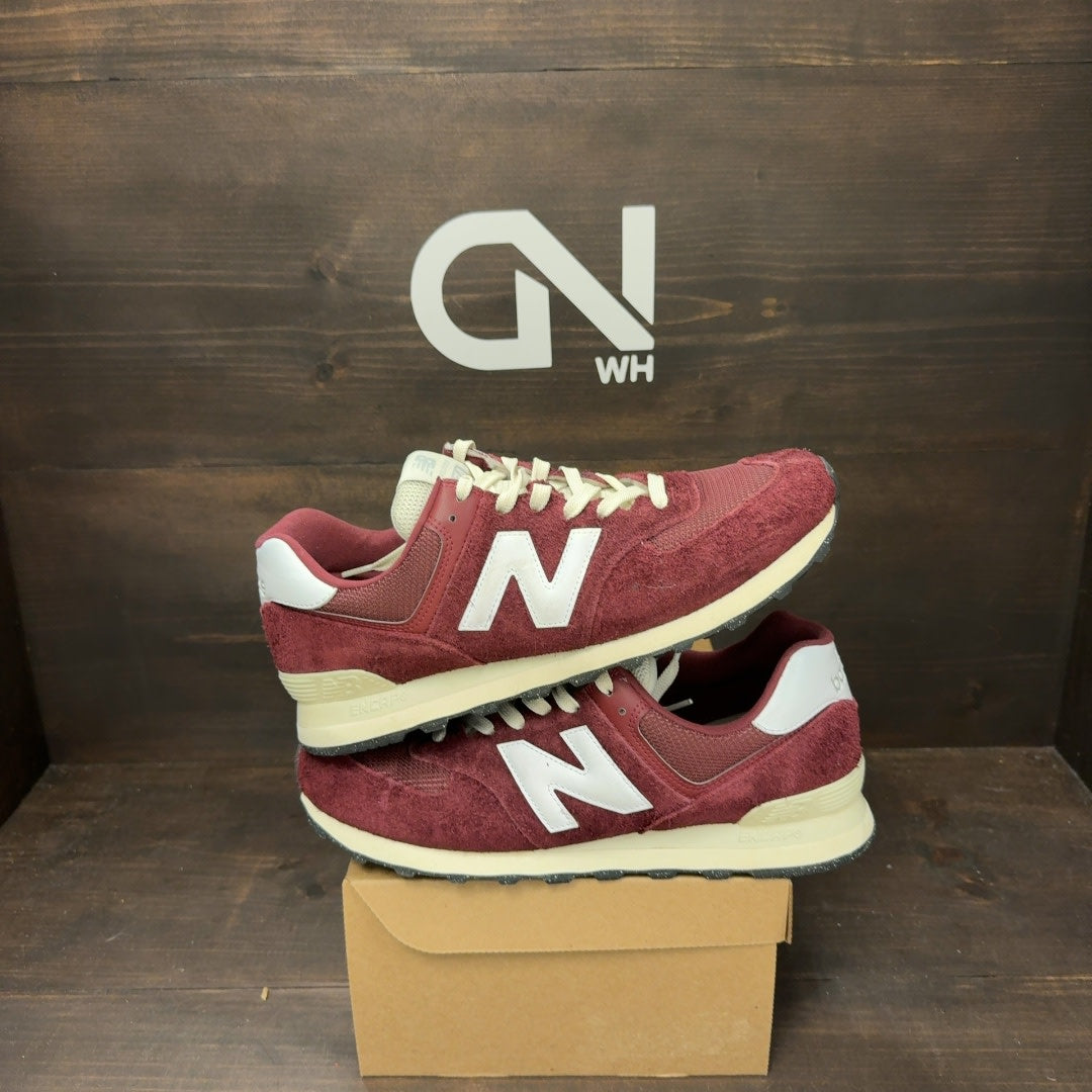 New Balance 574 Classic Crimson Size 11.5 (Pre-Owned) - Image 1