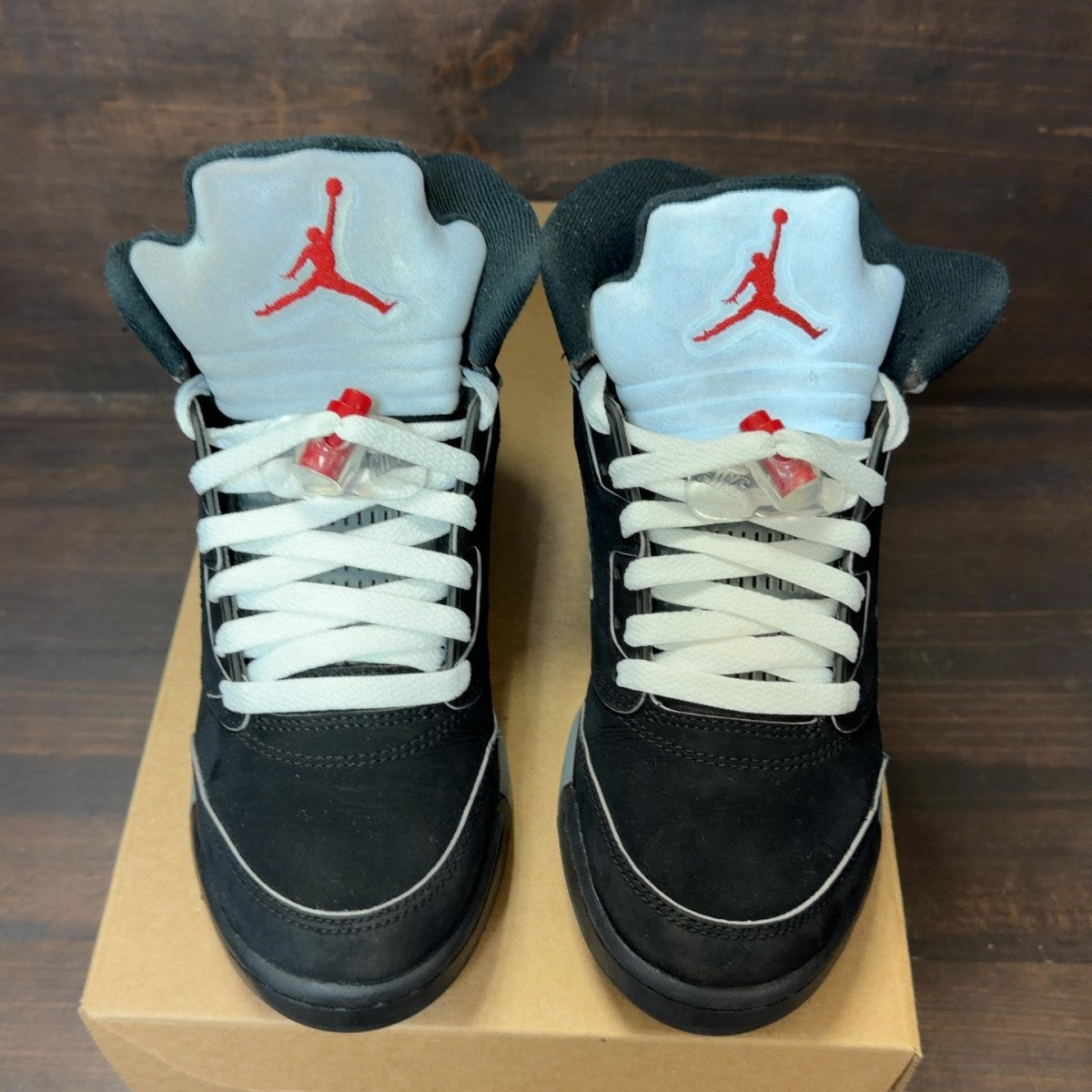 Jordan 5 Retro OG Black Metallic Reimagined (GS) Size 5Y (Pre-Owned) - Image 3