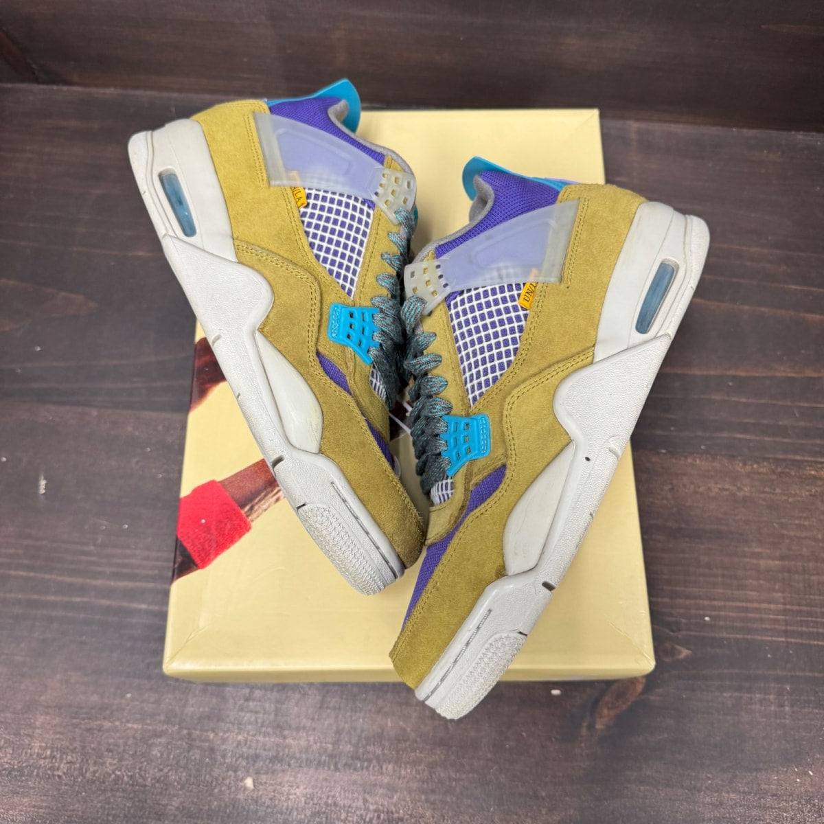 Jordan 4 Retro SP 30th Anniversary Union Desert Moss - Image 2