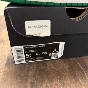 Jordan 1 Low Pine Green (GS) - Image 5