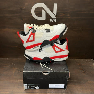 Jordan 4 Retro Red Cement Size 9.5 (Pre-Owned) - front