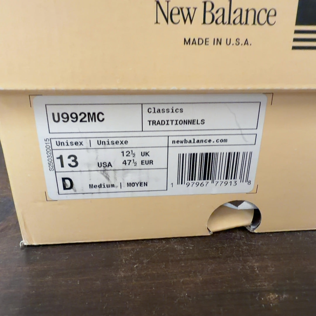 New Balance 992 MiUSA Calcium - Image 8