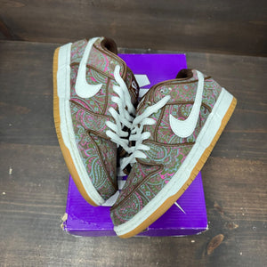 Nike SB Dunk Low Pro Paisley Brown Size 8 (Pre-Owned) - back
