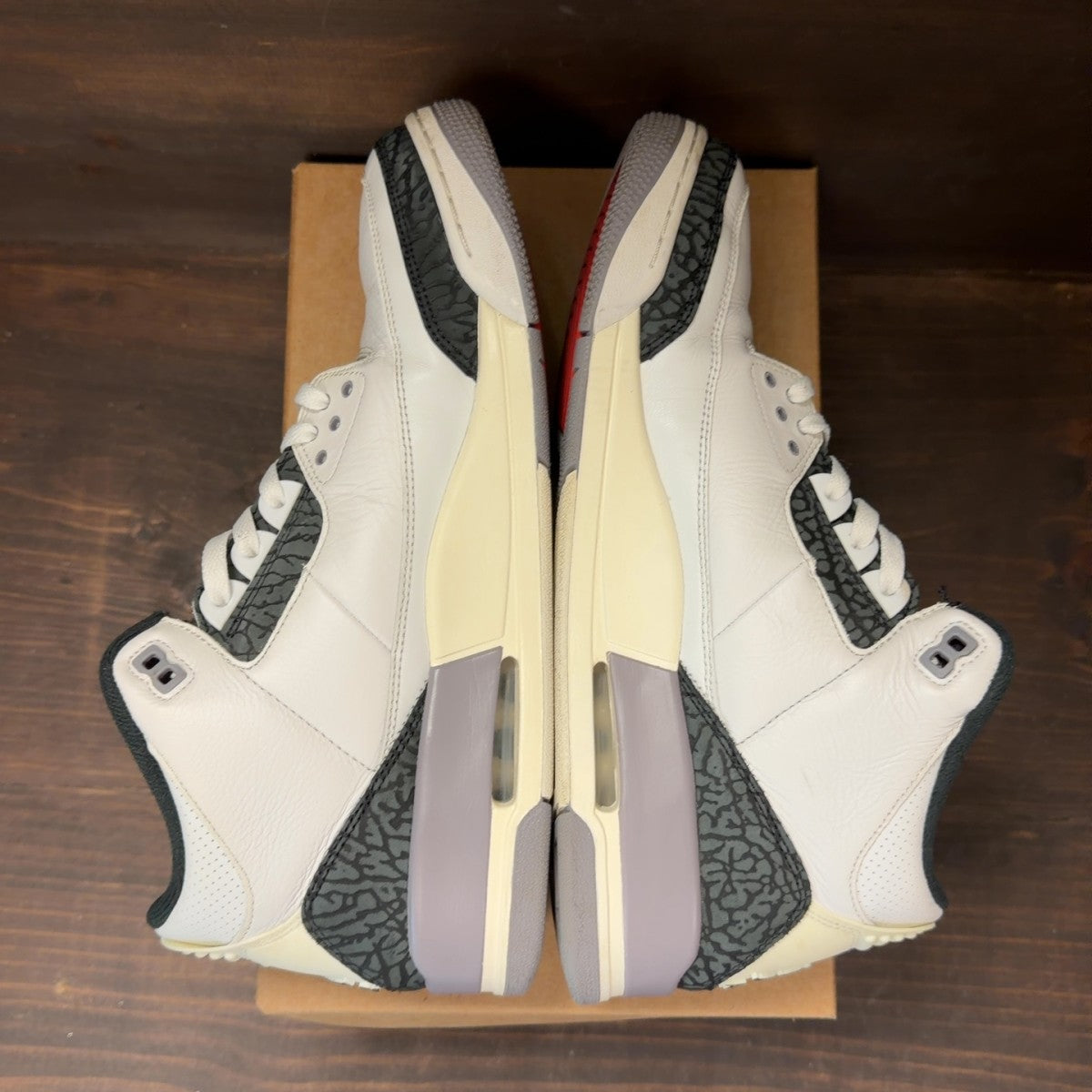 Jordan 3 Retro Cement Grey Size 13 (Pre-Owned) - Image 5
