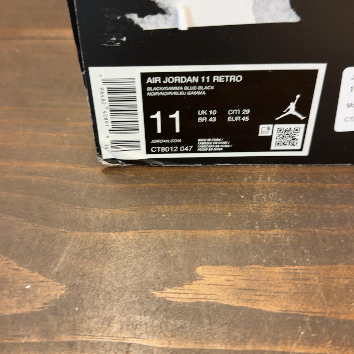 Jordan 11 Retro Gamma Blue (2025) Size 11 (Pre-Owned) - aux