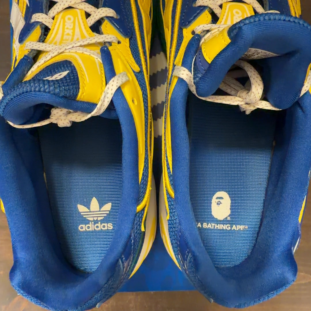 adidas Orketro Bape Yellow Blue Green - Image 5