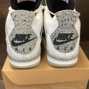 Jordan 4 Retro White Cement (2016) Size 10 (Pre-Owned) - aux