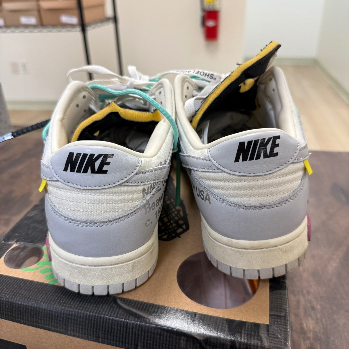 Nike Dunk Low Off-White Lot 4 - Image 3