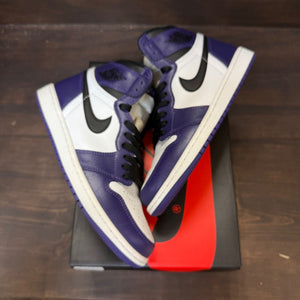 Jordan 1 Retro High Court Purple White - Image 2