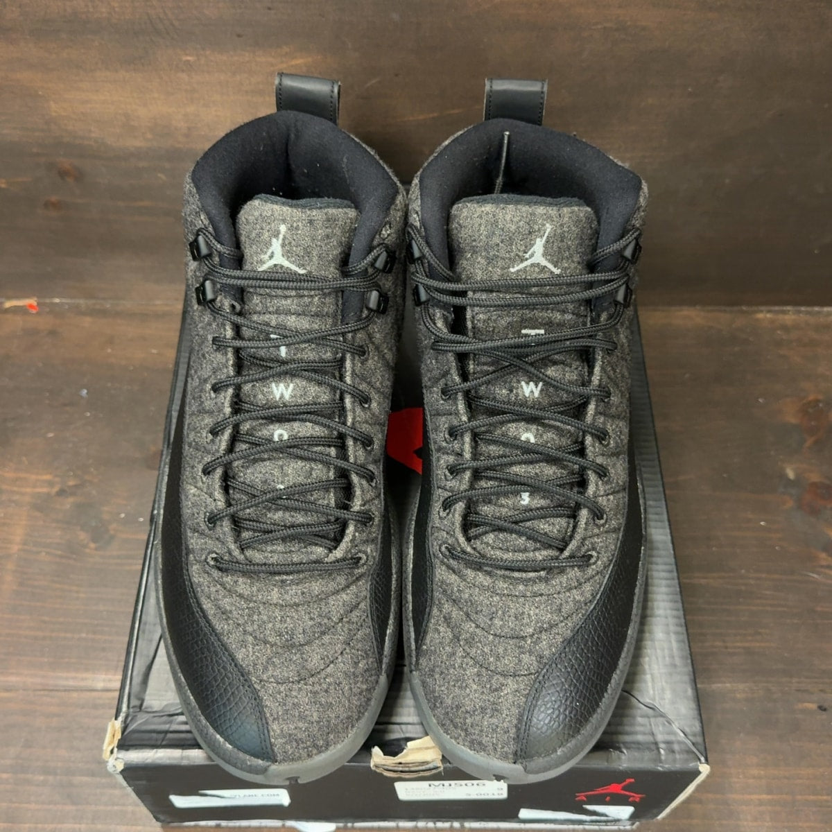 Jordan 12 Retro Wool Size 9.5 (Pre-Owned) - tag