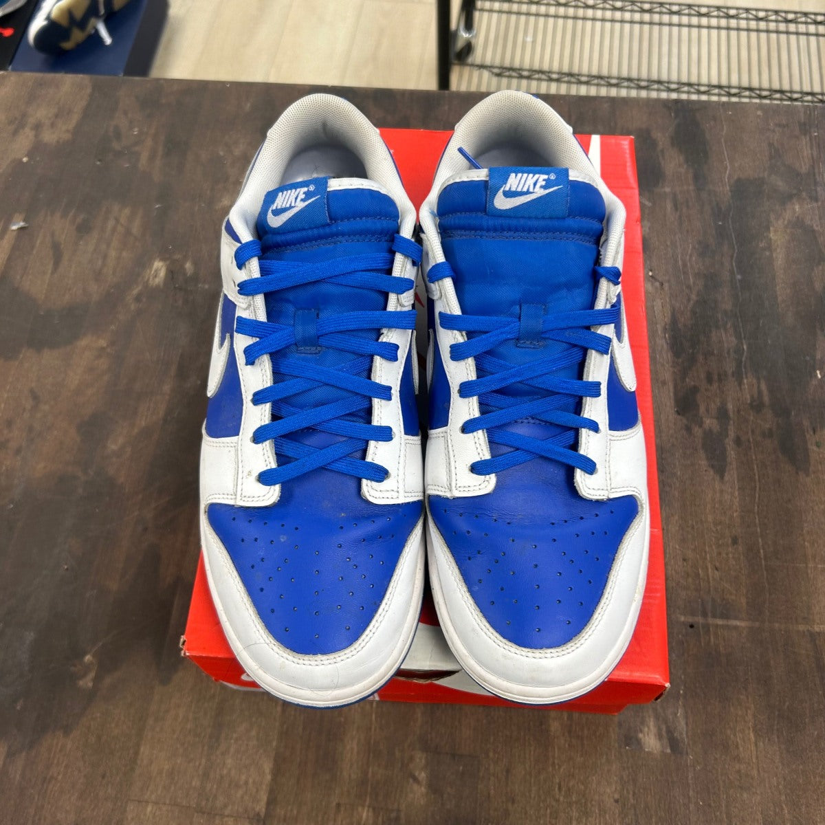 Nike Dunk Low Racer Blue White - Image 2