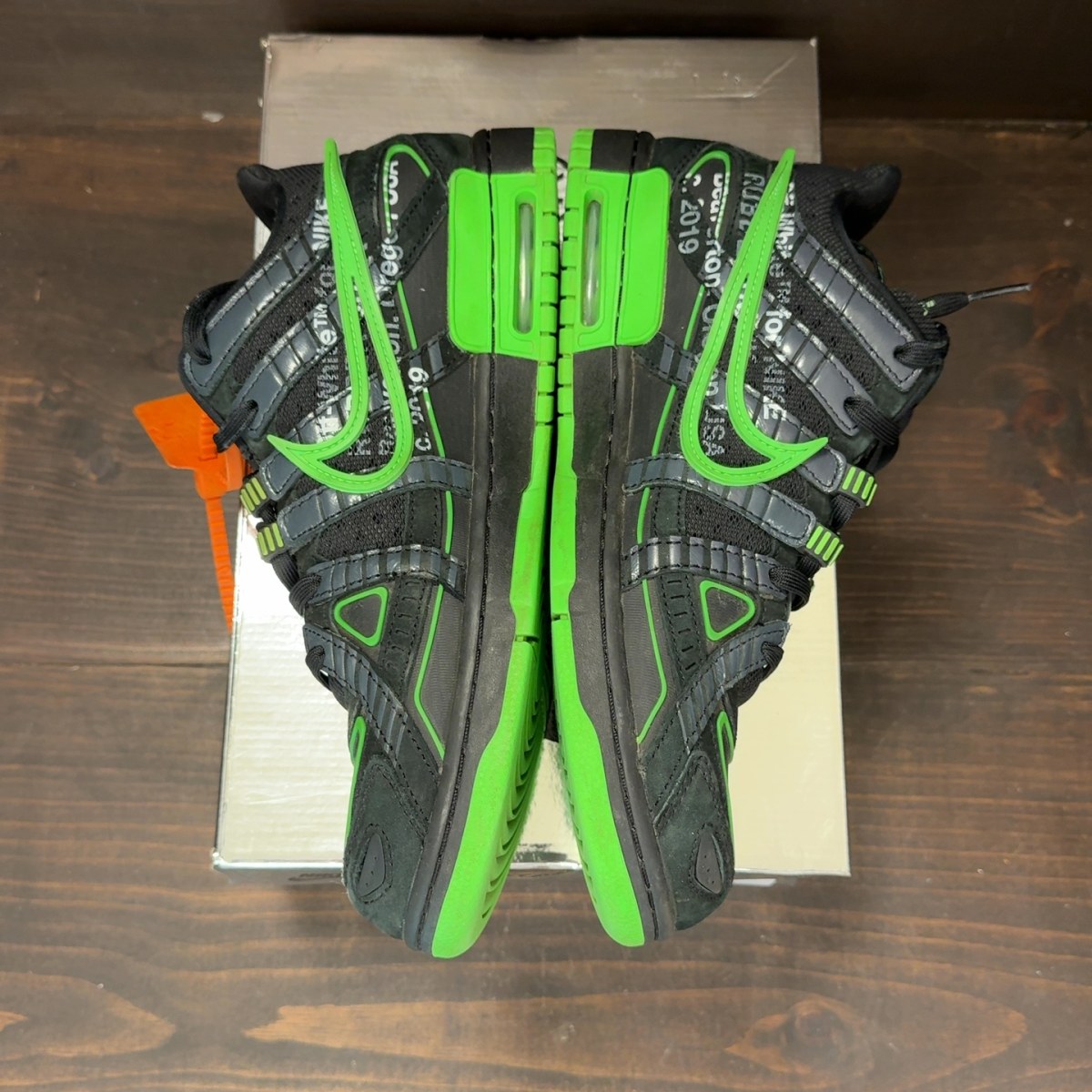 Nike Air Rubber Dunk Off-White Green Strike - Image 4