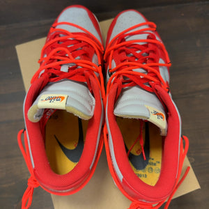 Nike Dunk Low Off-White University Red Size 13 (Pre-Owned) - Image 5