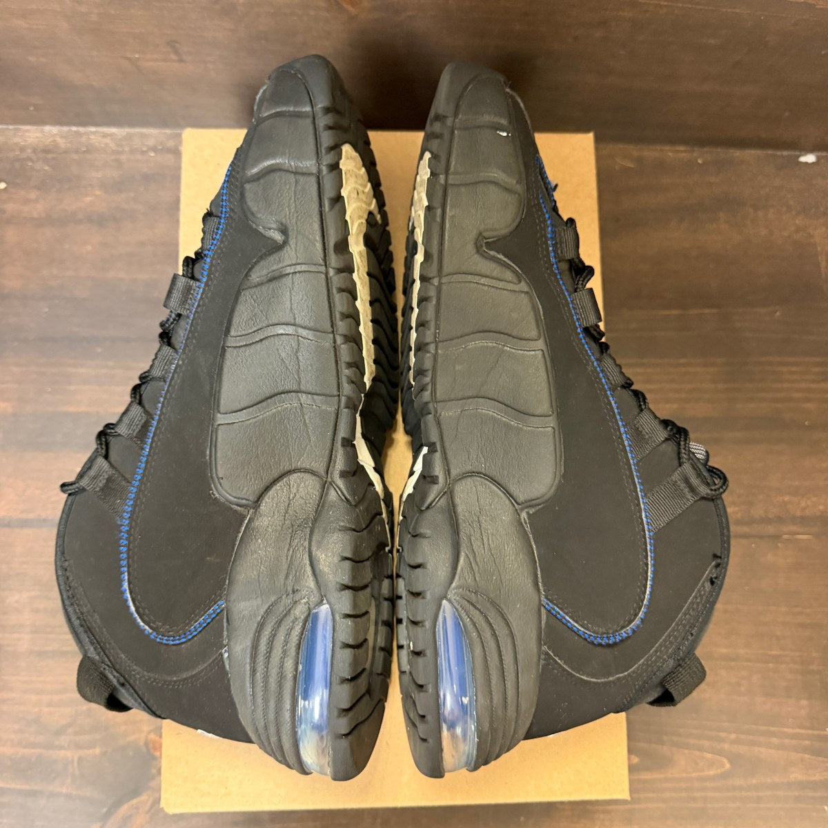 Nike Air Max Penny 1 All-Star Black Metallic Silver Size 10 (Pre-Owned) - Image 5