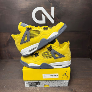 Jordan 4 Retro Lightning (2021) Size 10.5 (Pre-Owned) - front