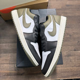 Jordan 1 Low Black Toe Medium Olive - Image 1