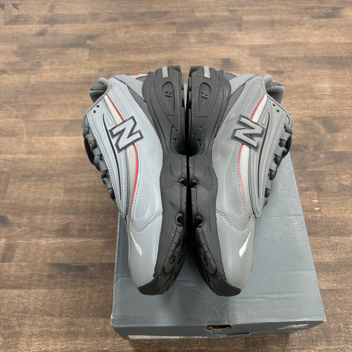 New Balance 1000 Grey Bright Red - Image 9