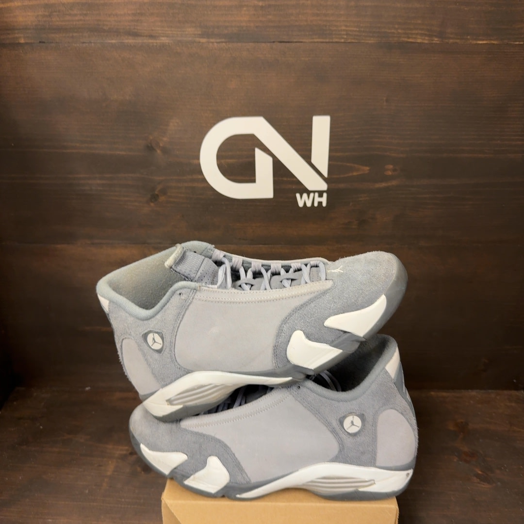Jordan 14 Retro Flint Grey Size 10 (Pre-Owned) - Image 1