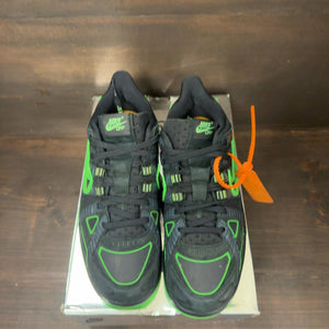 Nike Air Rubber Dunk Off-White Green Strike Size 8.5 (Pre-Owned)