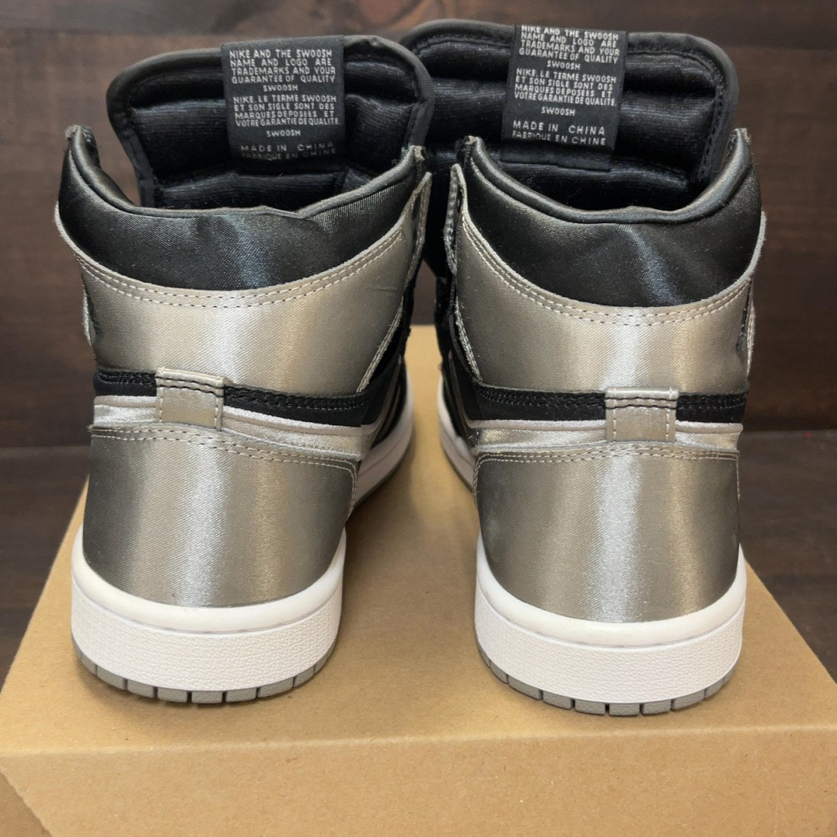 Jordan 1 Retro High OG Satin Shadow (Women's) Size 6.5W (Pre-Owned) - Image 5