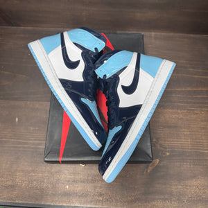 Jordan 1 Retro High UNC Patent (Women's) - Image 2