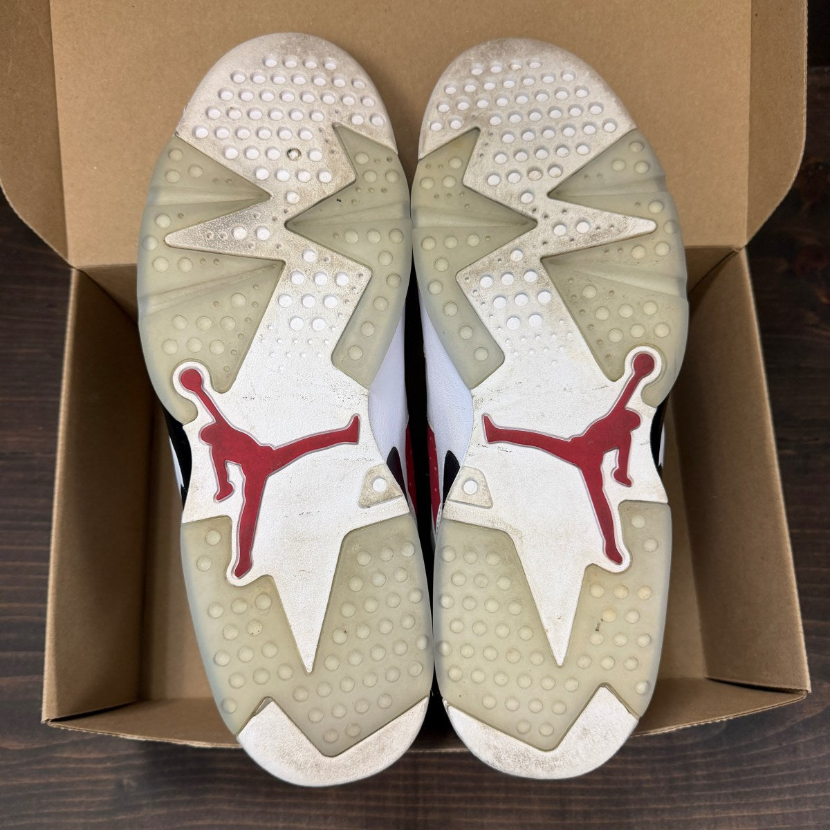 Jordan 6 Retro Carmine (2021) Size 13 (Pre-Owned) - Image 6