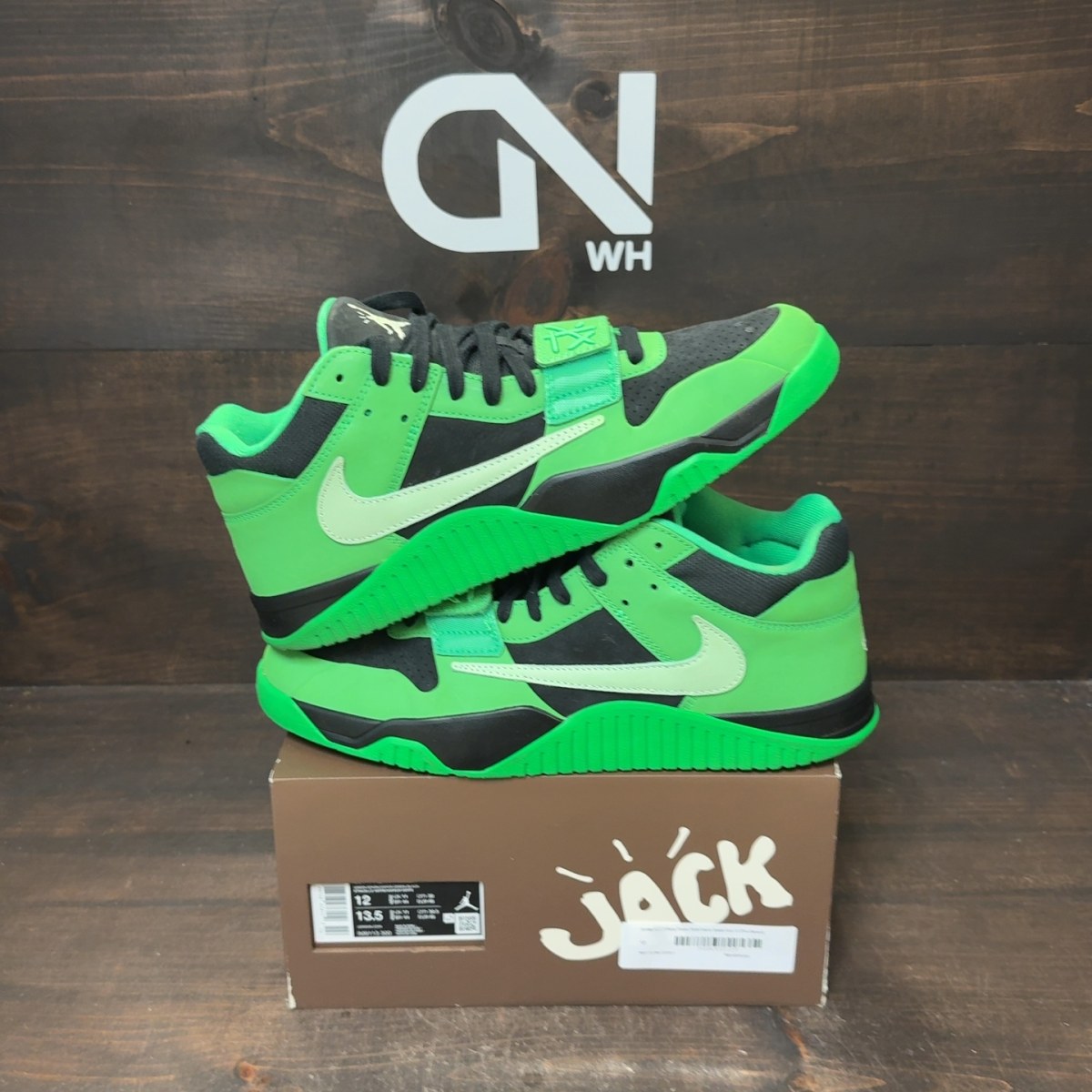 Jordan CJ1 T-Rexx Travis Scott Green Spark - Image 1
