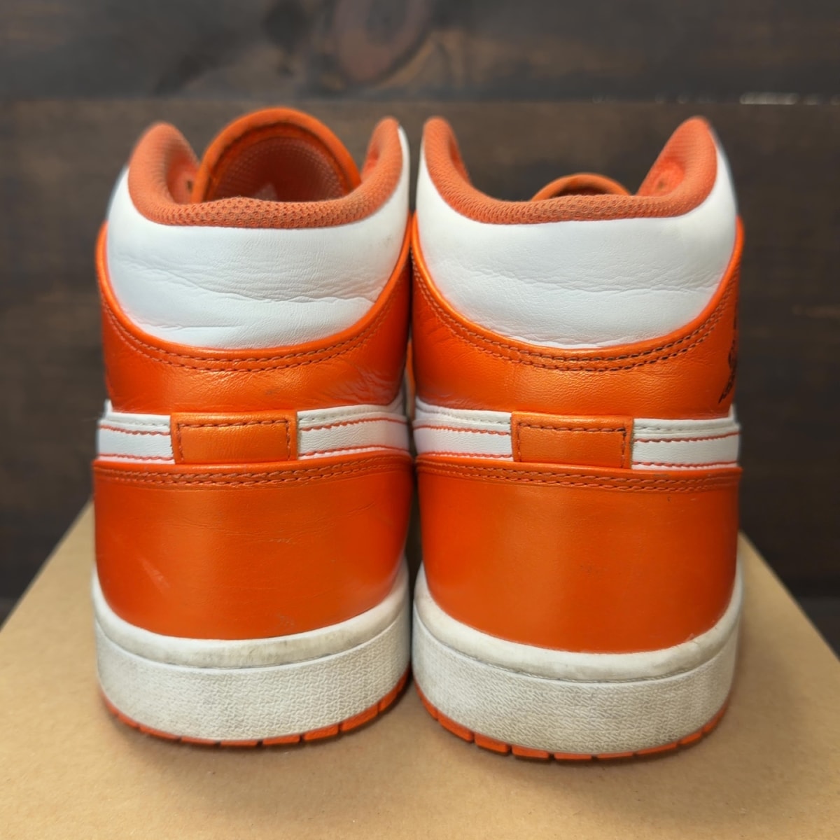 Jordan 1 Mid Metallic Orange Size 8.5 (Pre-Owned) - Image 4