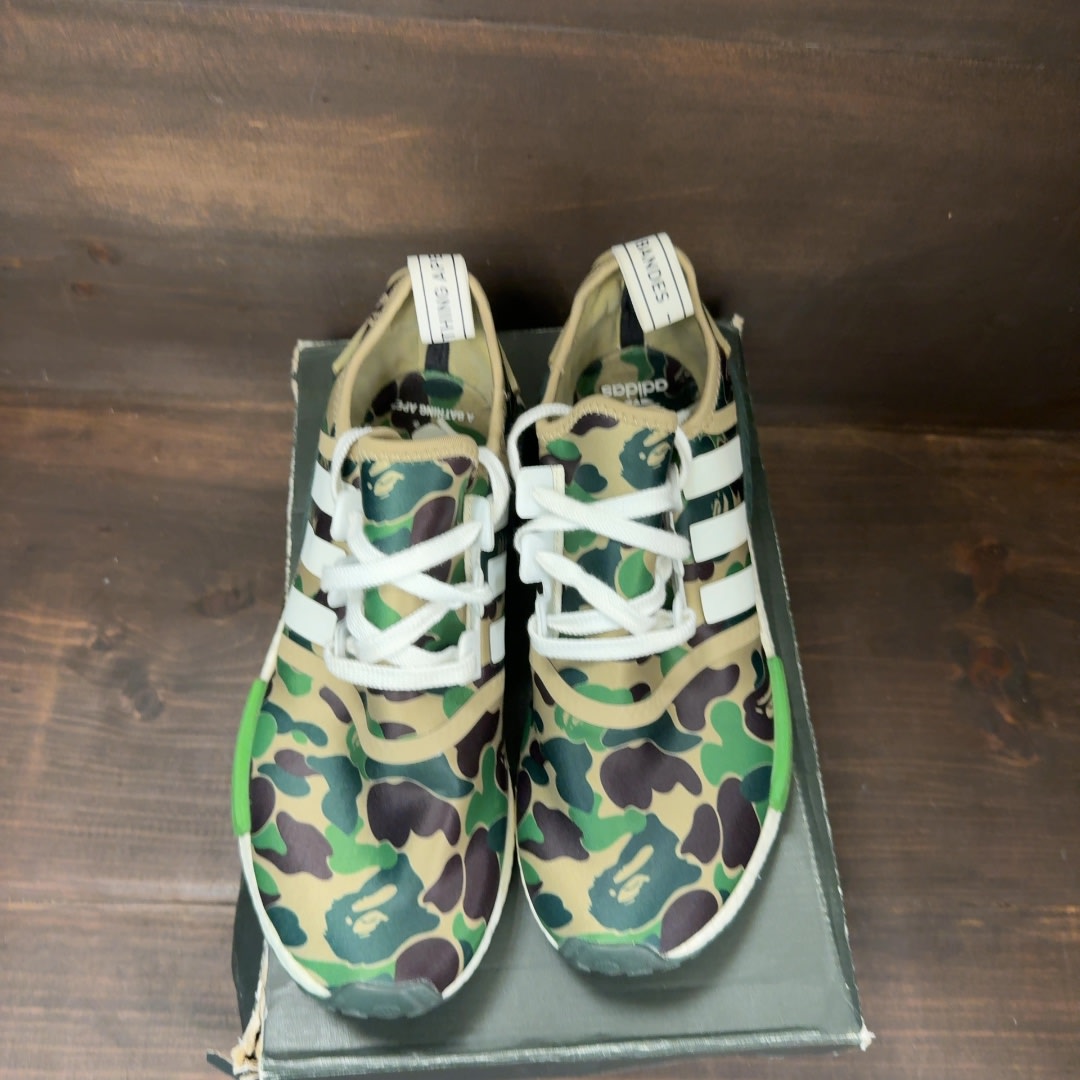 adidas NMD R1 Bape Olive Camo Size 9.5 (Pre-Owned)