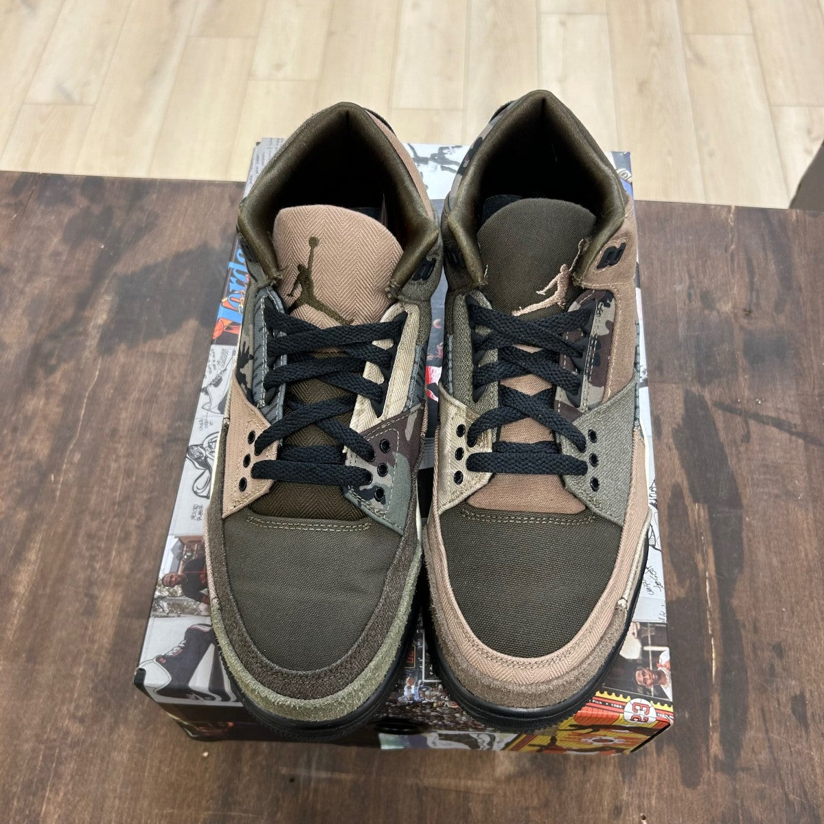 Jordan 3 Retro Patchwork Camo - Image 2