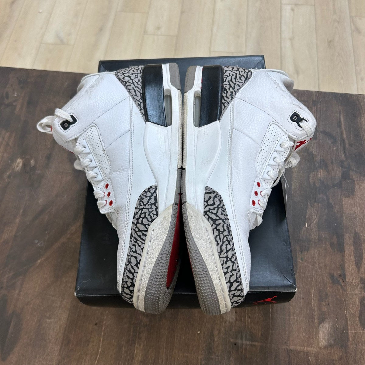 Jordan Hall Of Jordan 3 Retro (US 12) (USED) (Customized) Size 12 (Pre-Owned) - Image 3