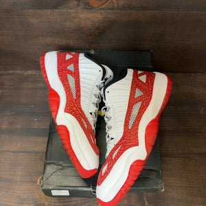 Jordan 11 Retro Low IE White Gym Red - Image 2