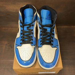 Jordan 1 Mid Signal Blue Size 11 (Pre-Owned) - Image 3