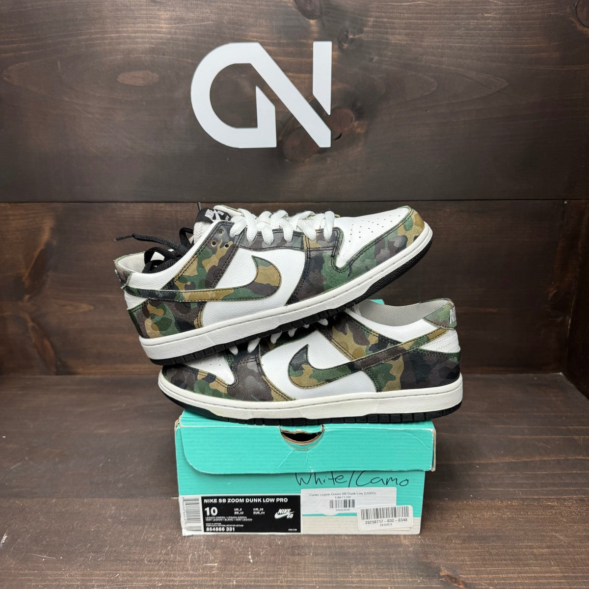 Nike SB Dunk Low Camo Legion Green - Image 2