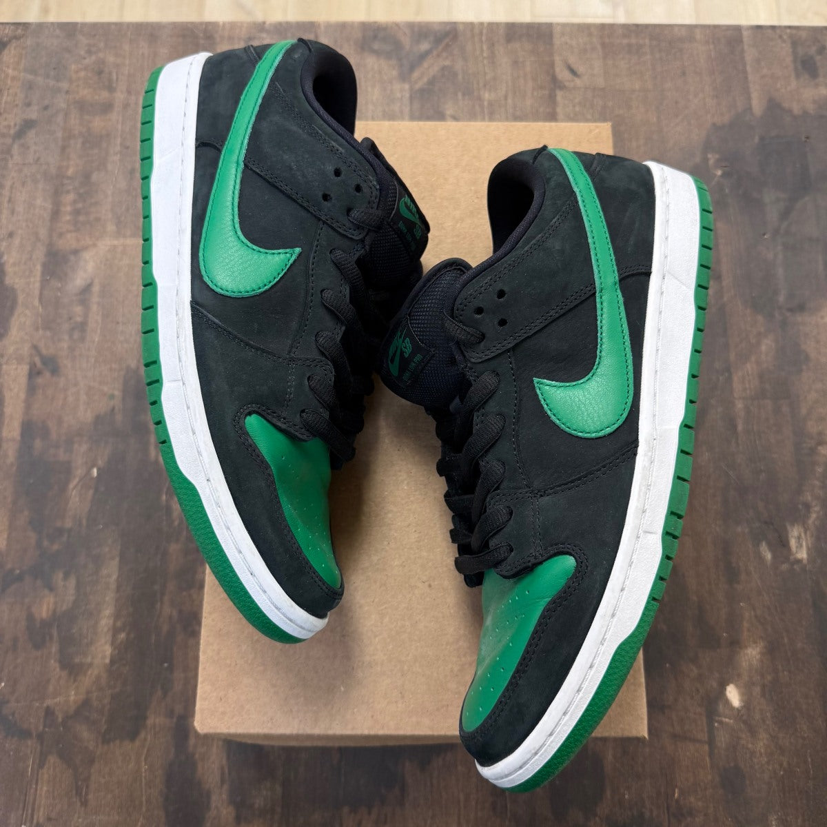Nike SB Dunk Low Pro J Pack Black Pine Green Size 12 (Pre-Owned) - Image 1