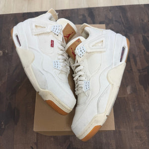 Jordan 4 Retro Levi's Denim (Tag with Levi's Logo) Size 12 (Pre-Owned) - Image 1