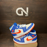 Jordan 1 Mid Knicks Size 4 (Pre-Owned) - Image 1