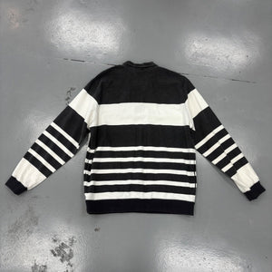 Supreme Printed Stripe Half Zip Sweat Black Size L (Pre-Owned) - Image 2