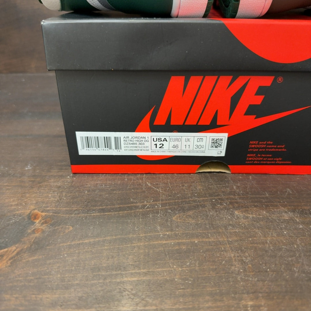 Jordan 1 Retro High OG Gorge Green Size 12 (Pre-Owned)